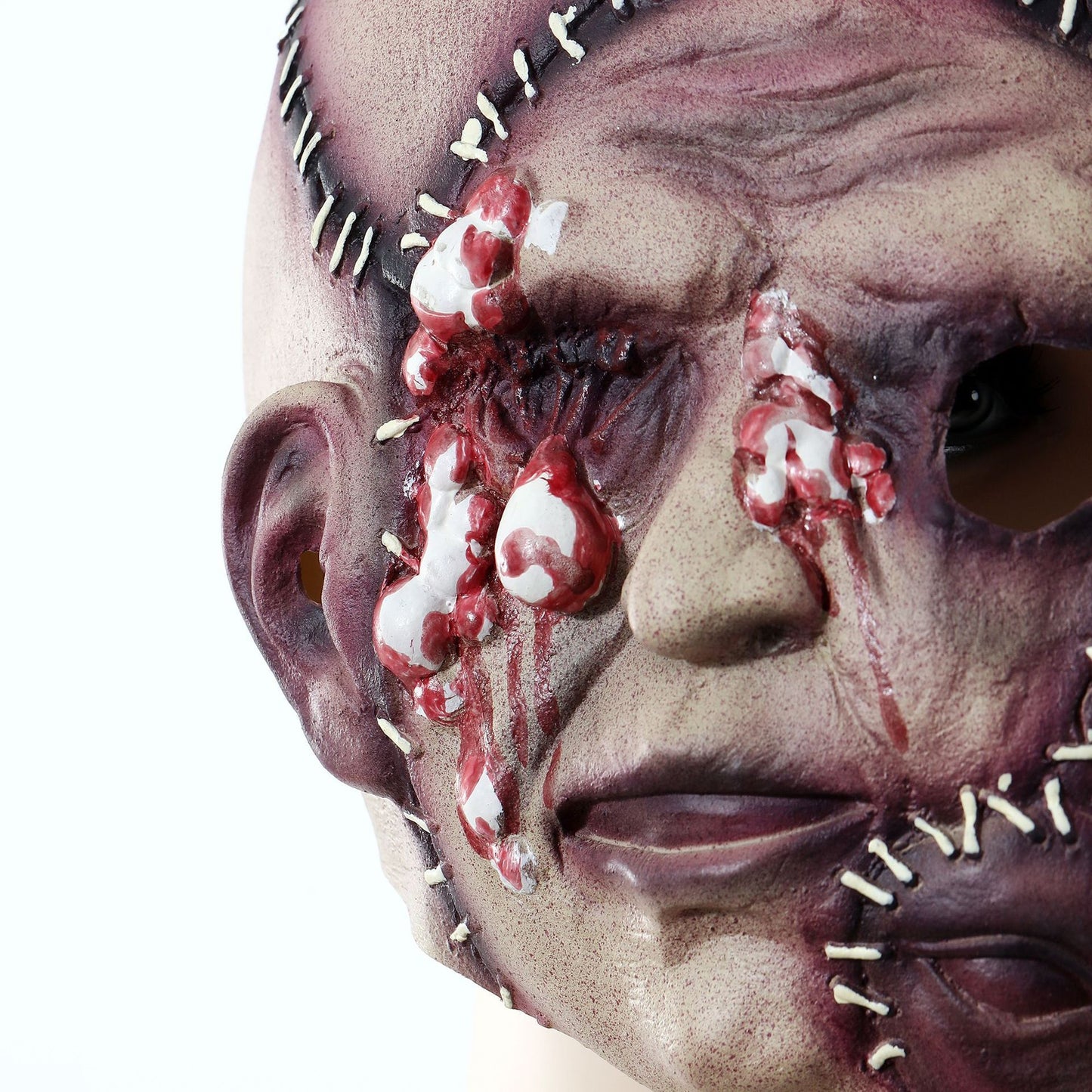 Halloween Three-sided Grimace Horror Cosplay Mask