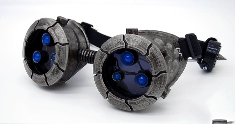 BadBoyStudio Steampunk Glasses Cyber Glow Gas Mask