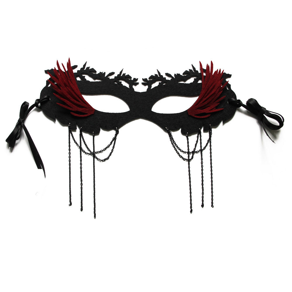 Half Face Halloween Masquerade Mask