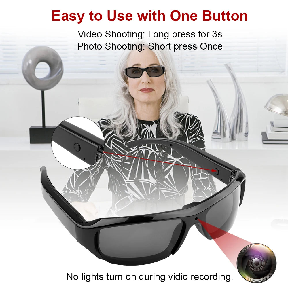 Retinosa VUE™ — Smart POV Recording Glasses