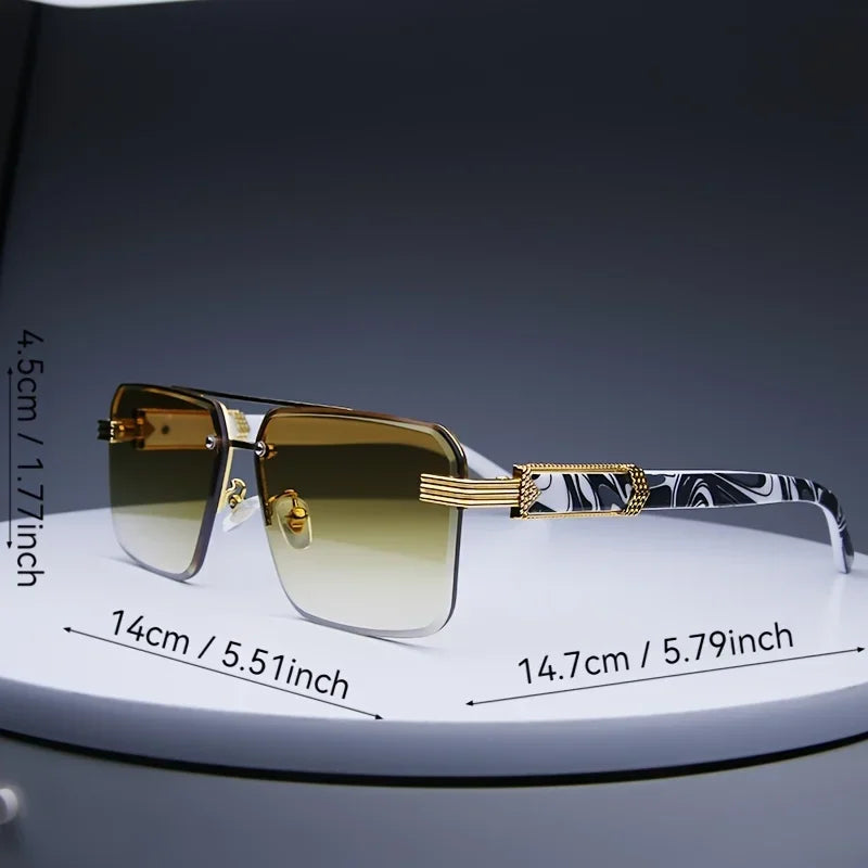 Small Square Frameless Classic Shades
