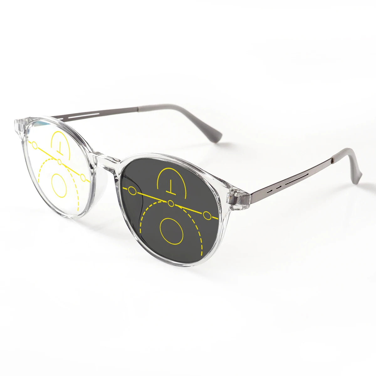 Progressive Multifocal Photochromic Reading Glasses
