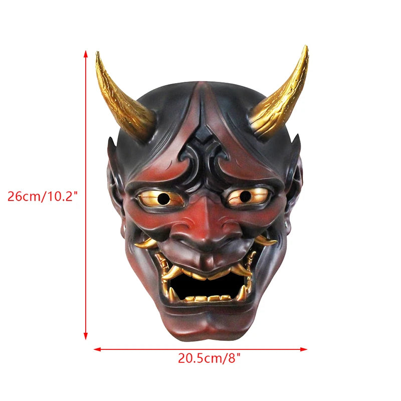 Halloween Japanese Color Demon Mask