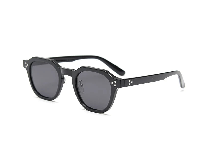 Peekaboo Korean Retro TR90 Polygon Polarized Sunglasses