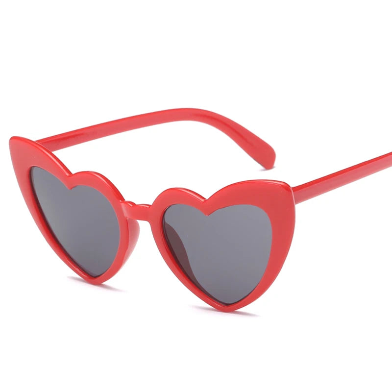 Heart Shaped Cat Eye Female Retro Love HELLOWEEN Sunglasses