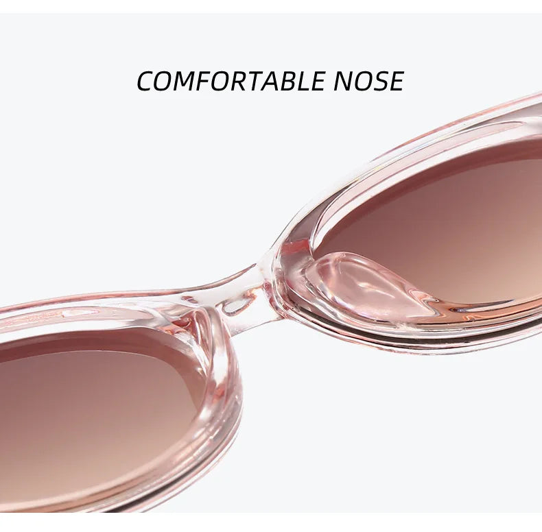 MUI Glamour Oval Cat Eyes Stylish Fashion Sunglasses