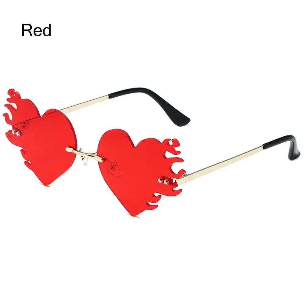 Rimless Sunglasses Diamond Shape Trending Vintage HELLOWEEN Sunglasses