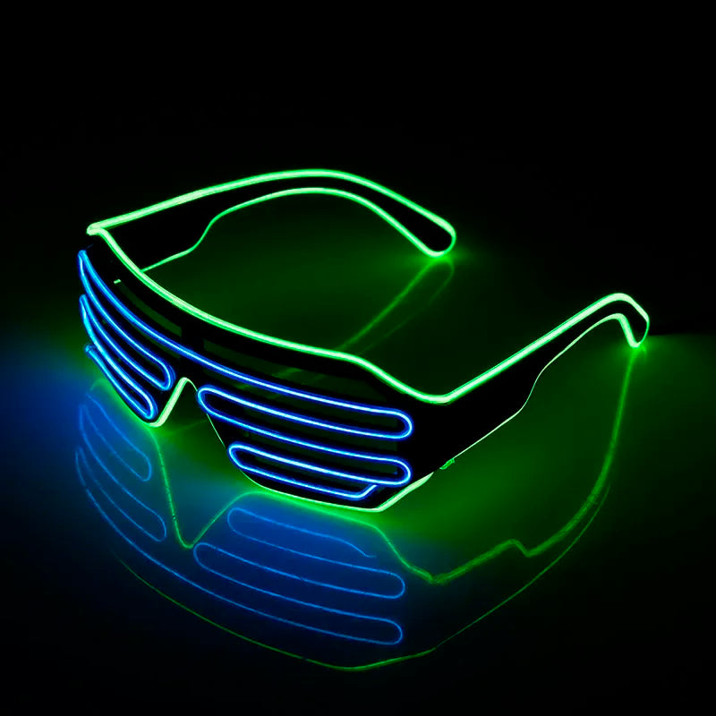 LED Luminous Halloween glasses