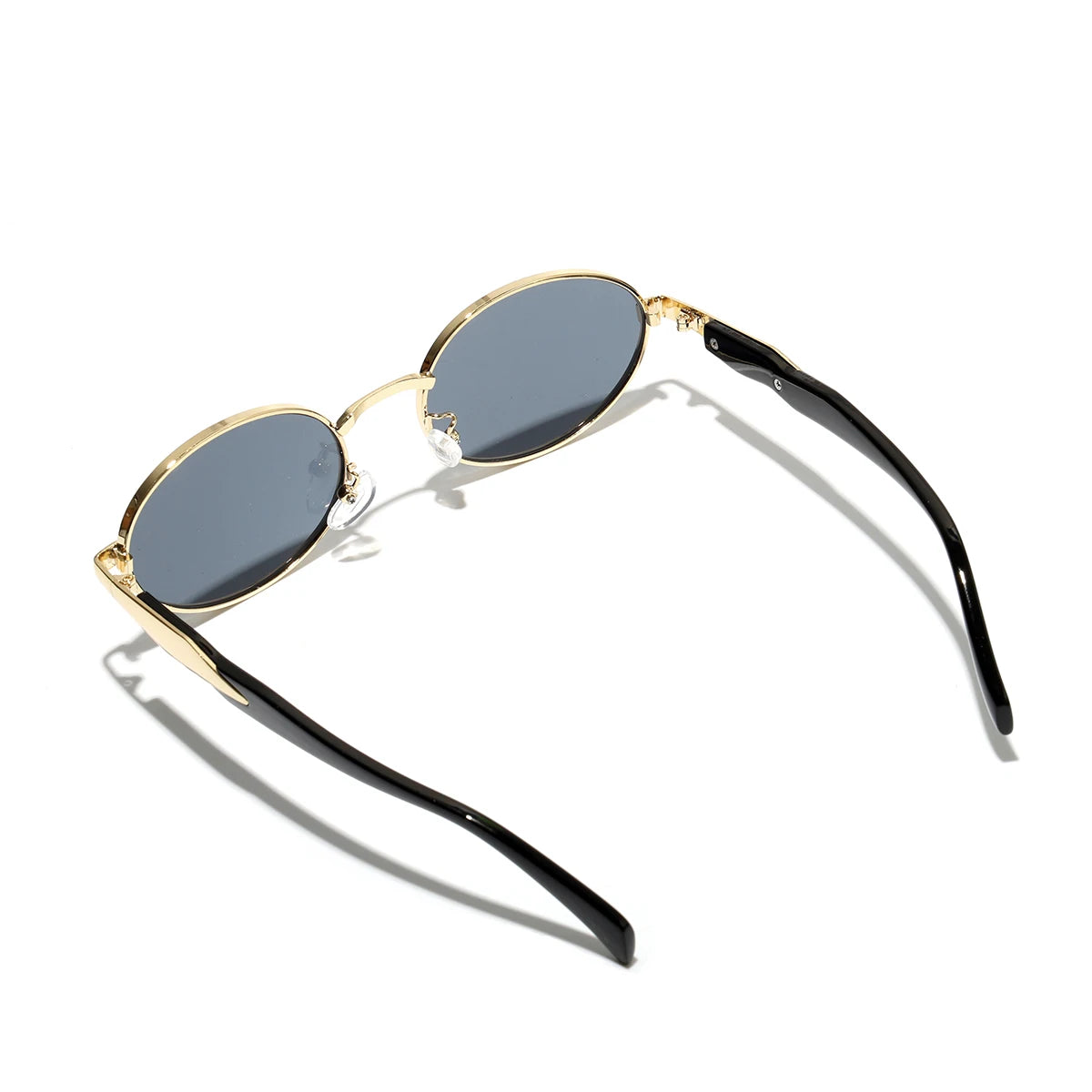 Luxury Metal Frame Cat Eye Oval Women's Sunglasses