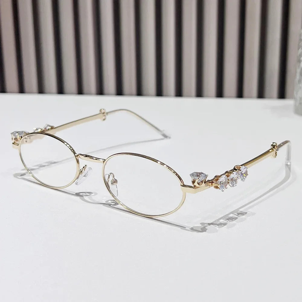 Metal Oval Frame Sunglasses Vintage Outdoor