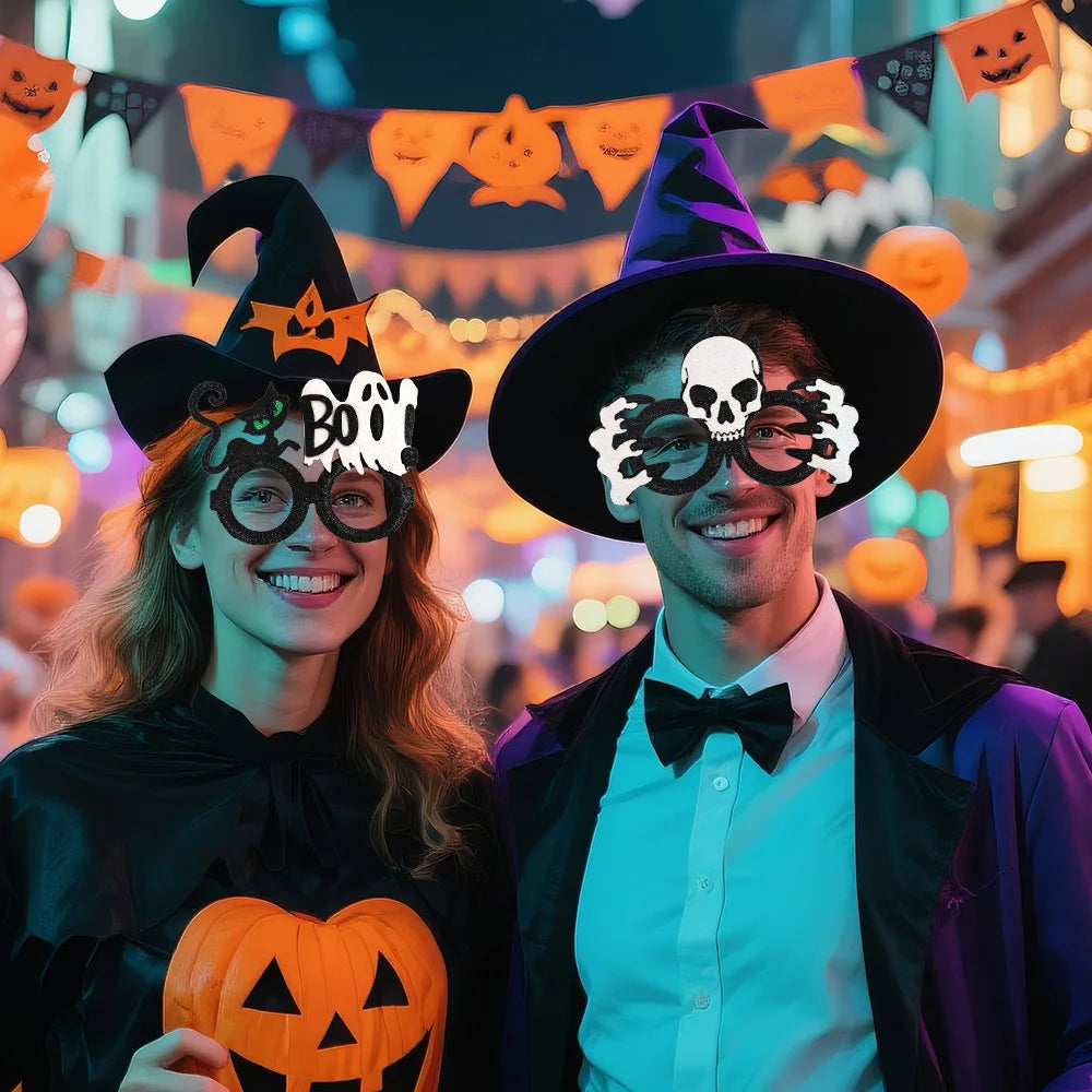 Halloween Spider Bat Death Demon Glasses