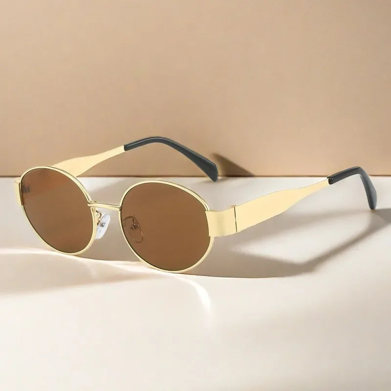 Vintage Oval Sunglasses - retinosa
