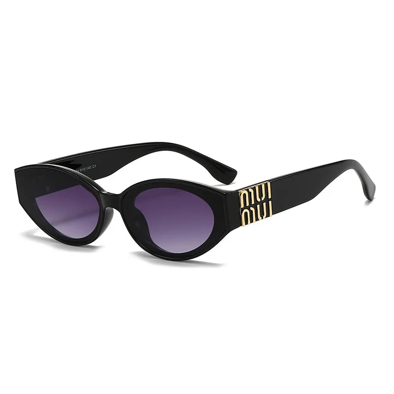 MUI Glamour Oval Cat Eyes Stylish Fashion Sunglasses