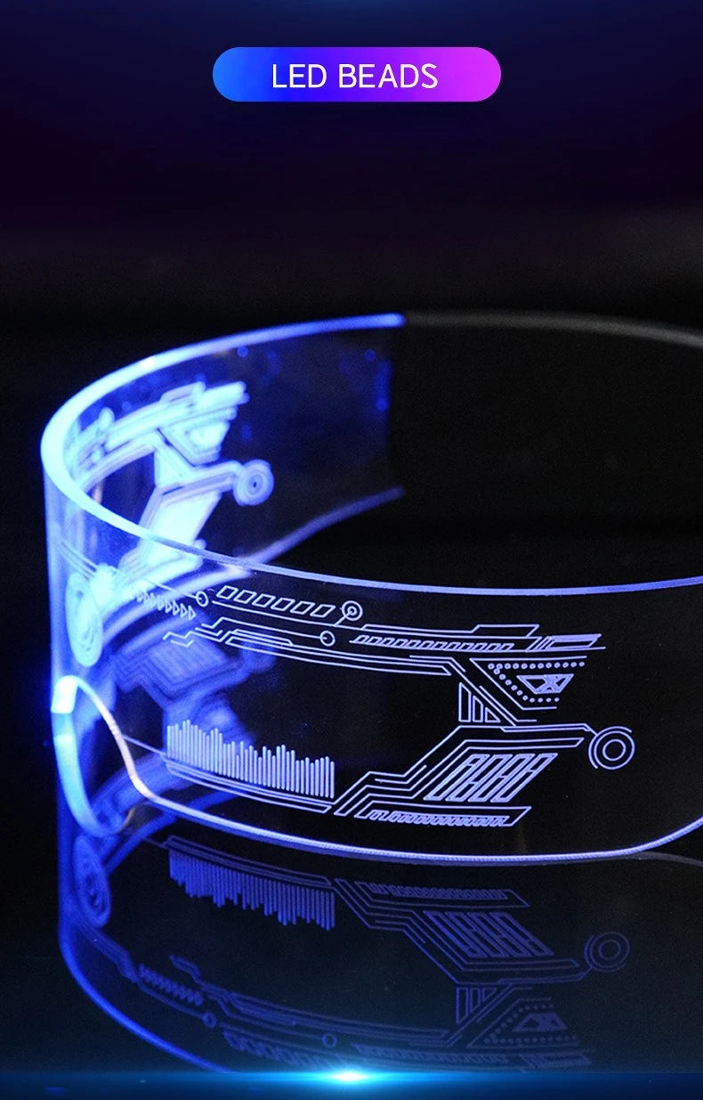 LED colorful luminous technology glasses bar dancing party