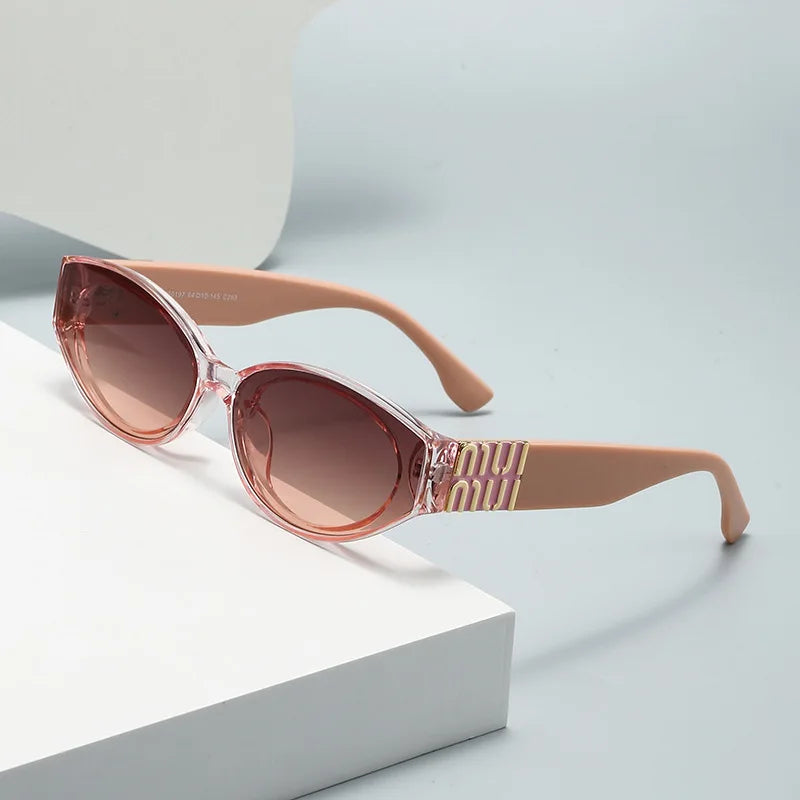 MUI Glamour Oval Cat Eyes Stylish Fashion Sunglasses