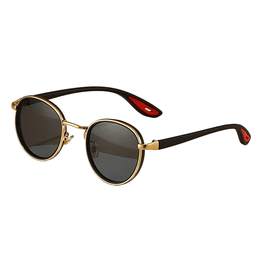 Unisex Vintage Round Metal – Luxury Punk Fashion Sunglasses