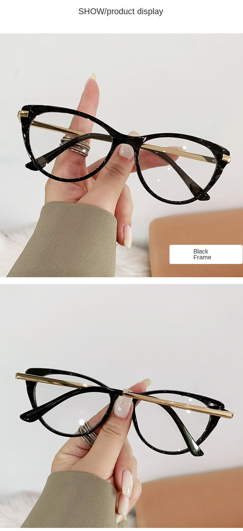 Anti Blue Light New Sexy Cat Eye Glasses