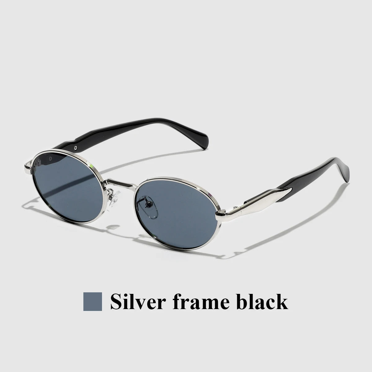 Luxury Metal Frame Cat Eye Oval Women's Sunglasses