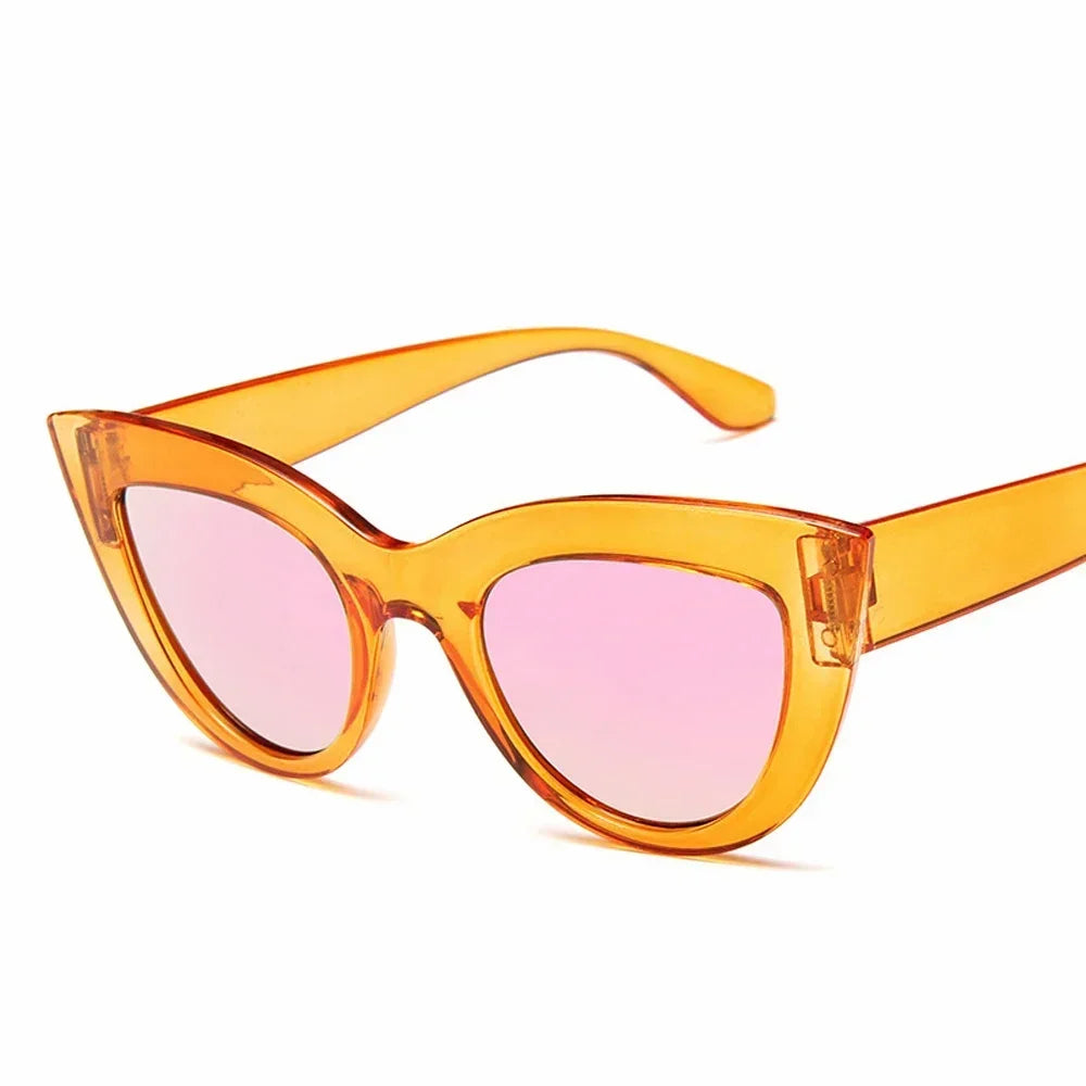 Cat Eye Vintage Luxury Design Fashion HELLOWEEN Sunglasses