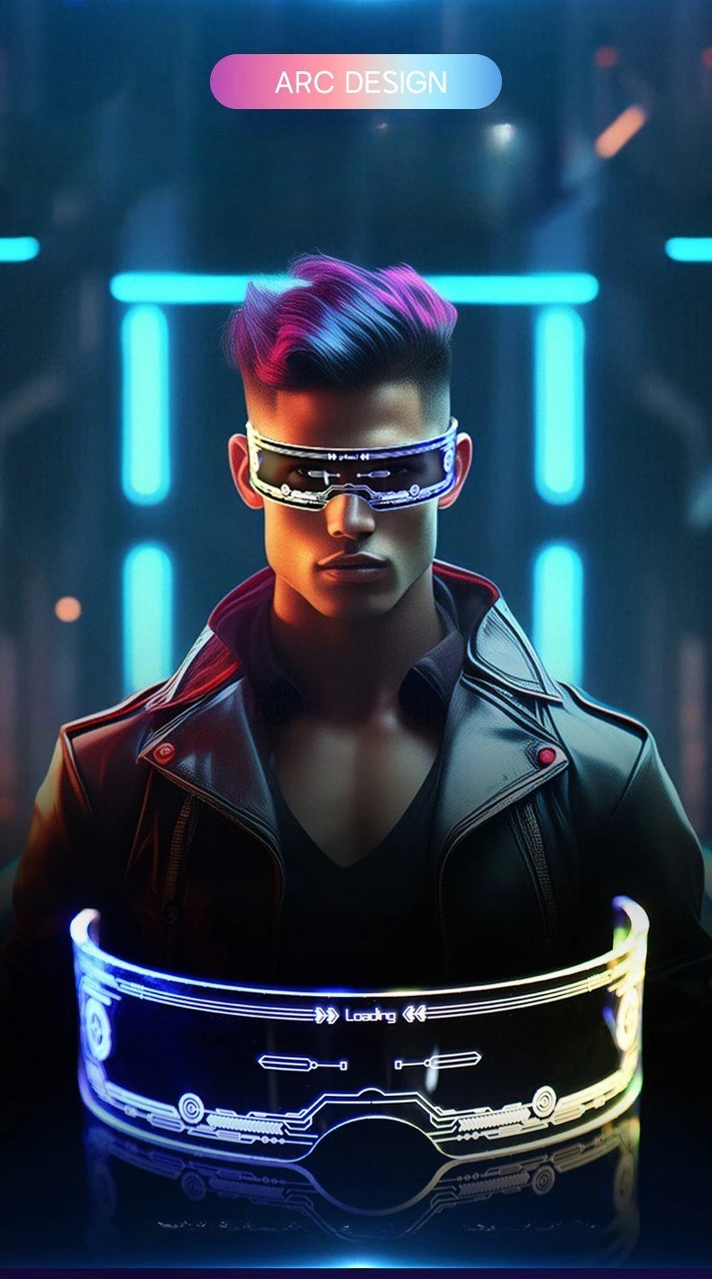 LED colorful luminous technology glasses bar dancing party