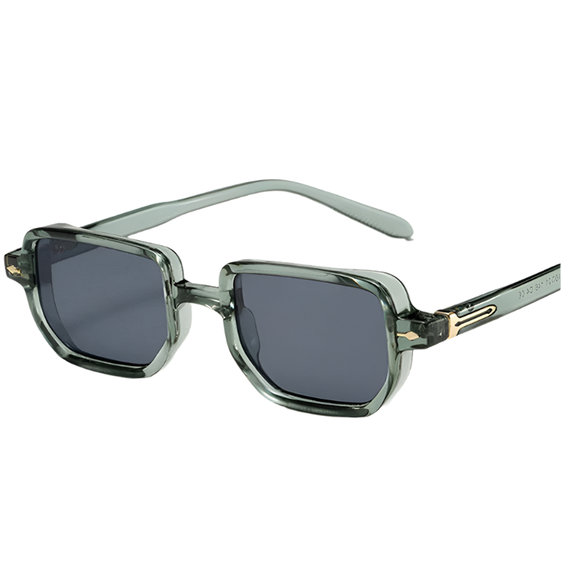 Retro Rectangle Punk Sunglasses