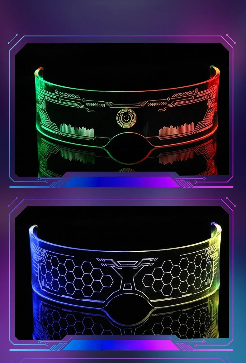 LED colorful luminous technology glasses bar dancing party