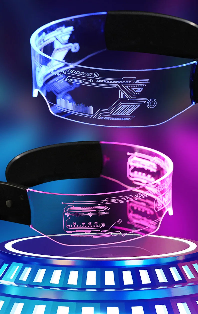 LED colorful luminous technology glasses bar dancing party