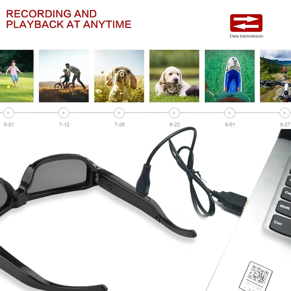 Wearable HD 1080P Mini Glasses Camera