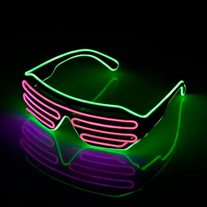 LED Luminous Halloween glasses