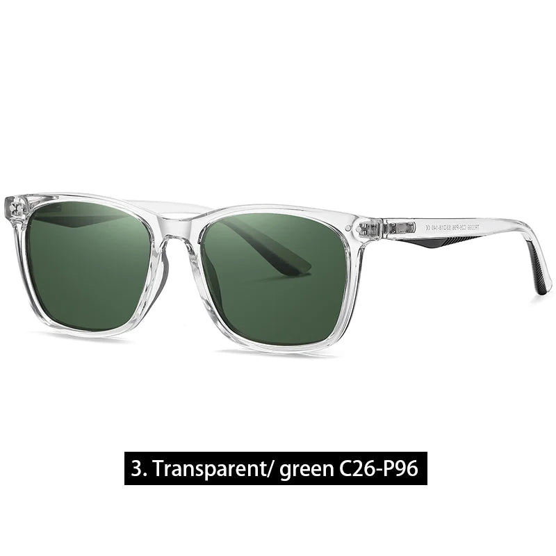 Retro Transparent Korean Square Polarized Sunglasses