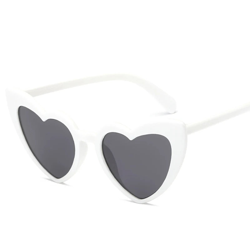 Heart Shaped Cat Eye Female Retro Love HELLOWEEN Sunglasses