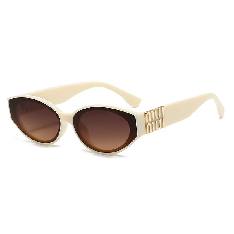 MUI Glamour Oval Cat Eyes Stylish Fashion Sunglasses