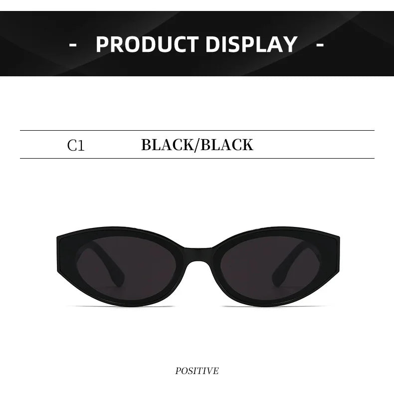 MUI Glamour Oval Cat Eyes Stylish Fashion Sunglasses