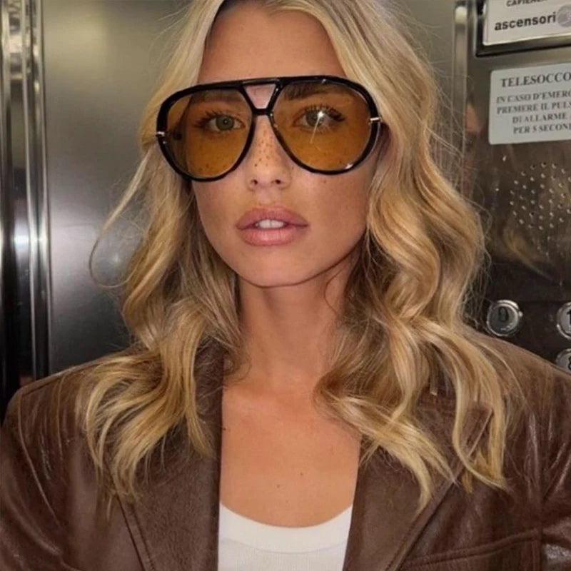 Women's Luxury Oversized Vintage Sunglasses