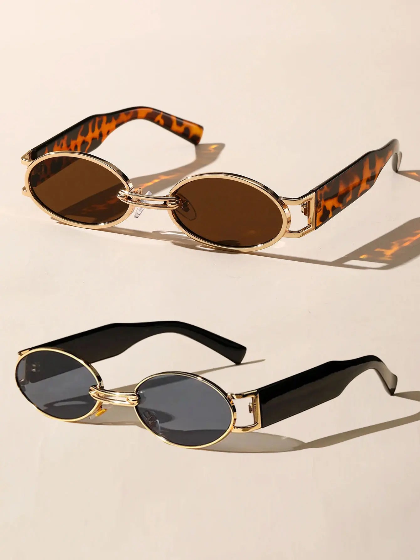 Unisex Luxury Oval Fashion Glasses
