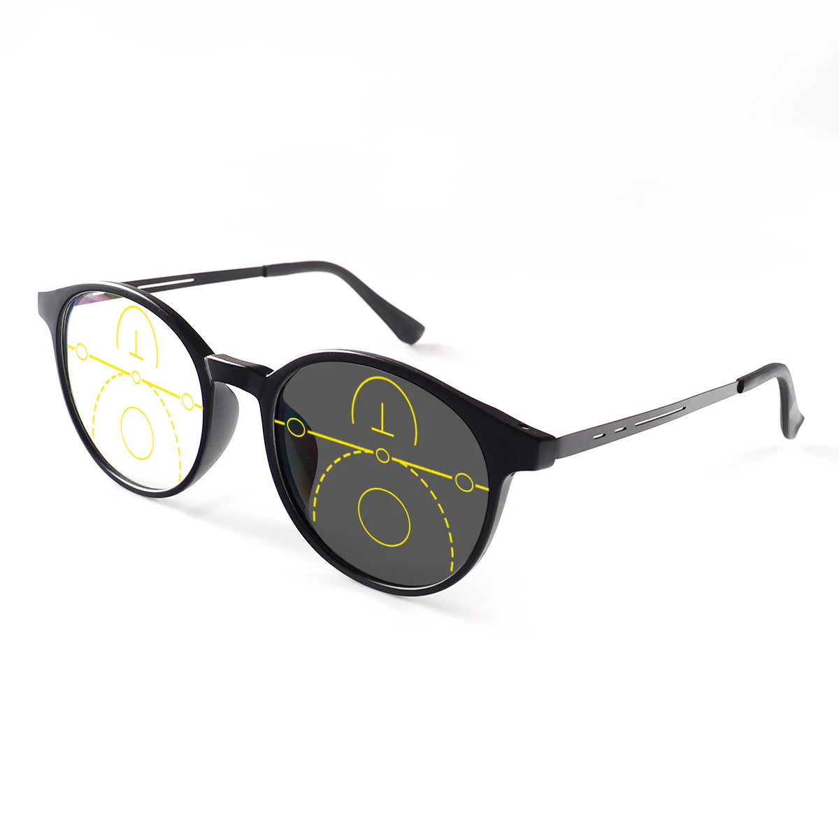 Progressive Multifocal Photochromic Reading Glasses
