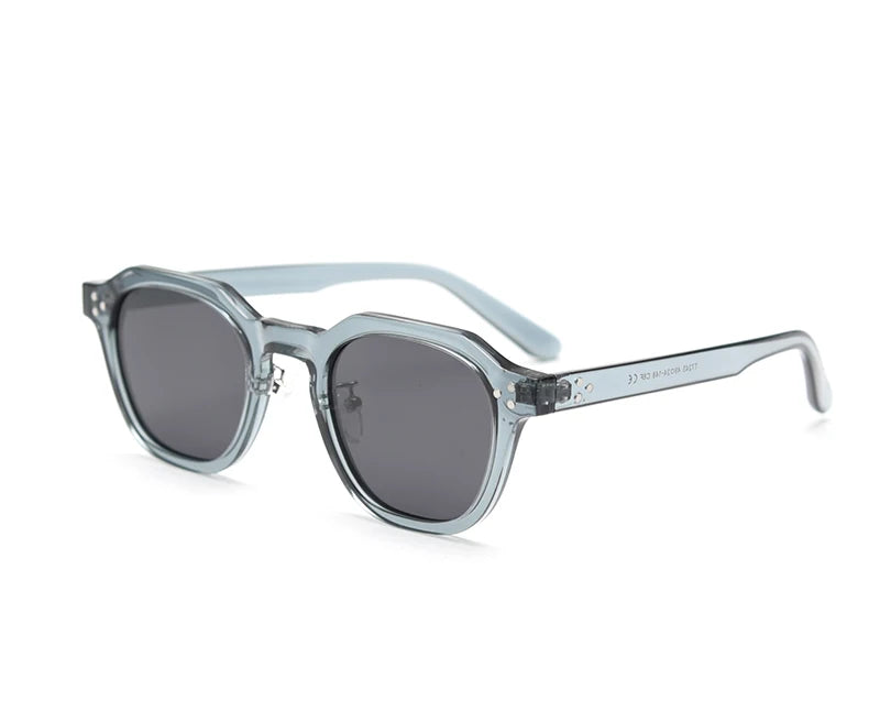 Peekaboo Korean Retro TR90 Polygon Polarized Sunglasses