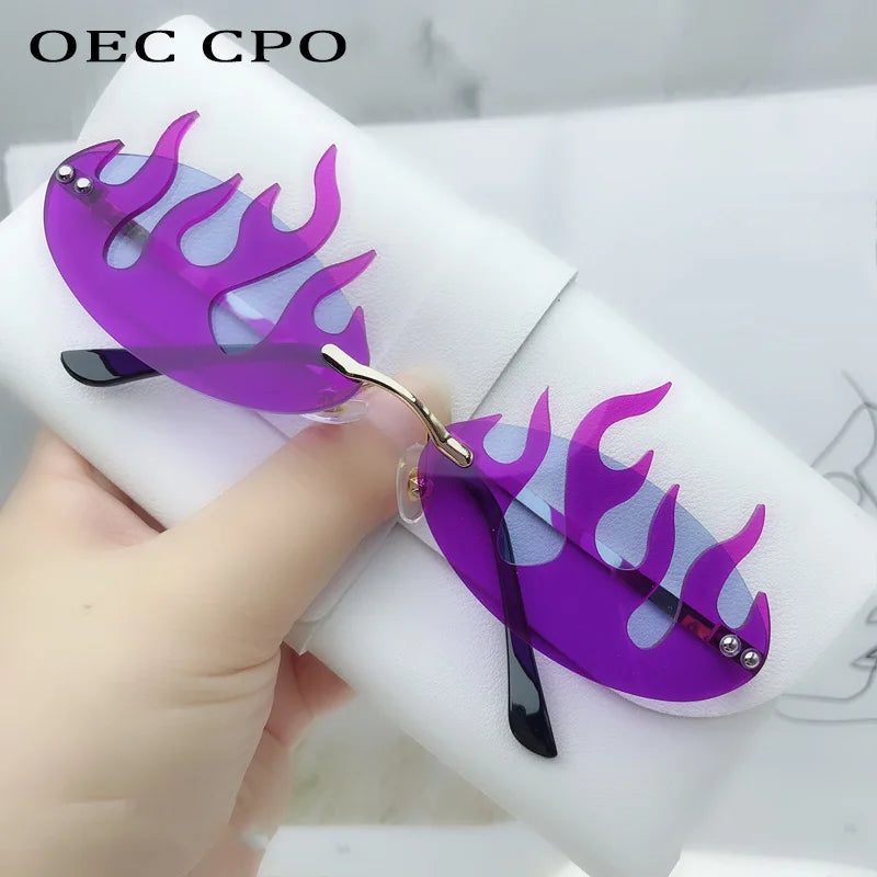 Fire Flame HELLOWEEN Sunglasses