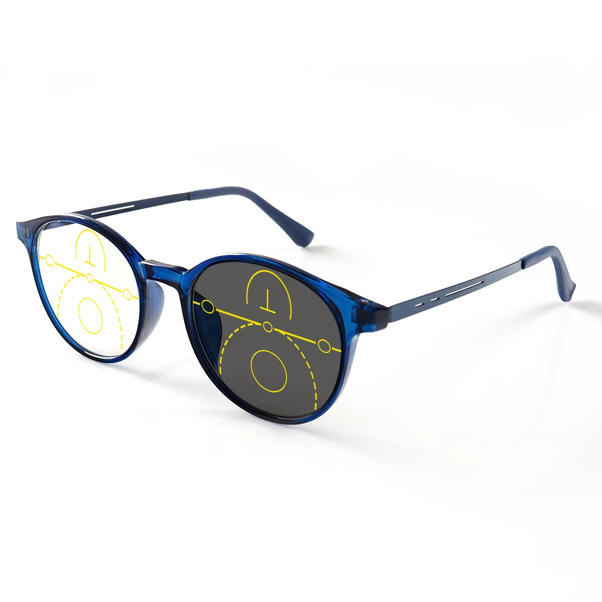 Progressive Multifocal Photochromic Reading Glasses