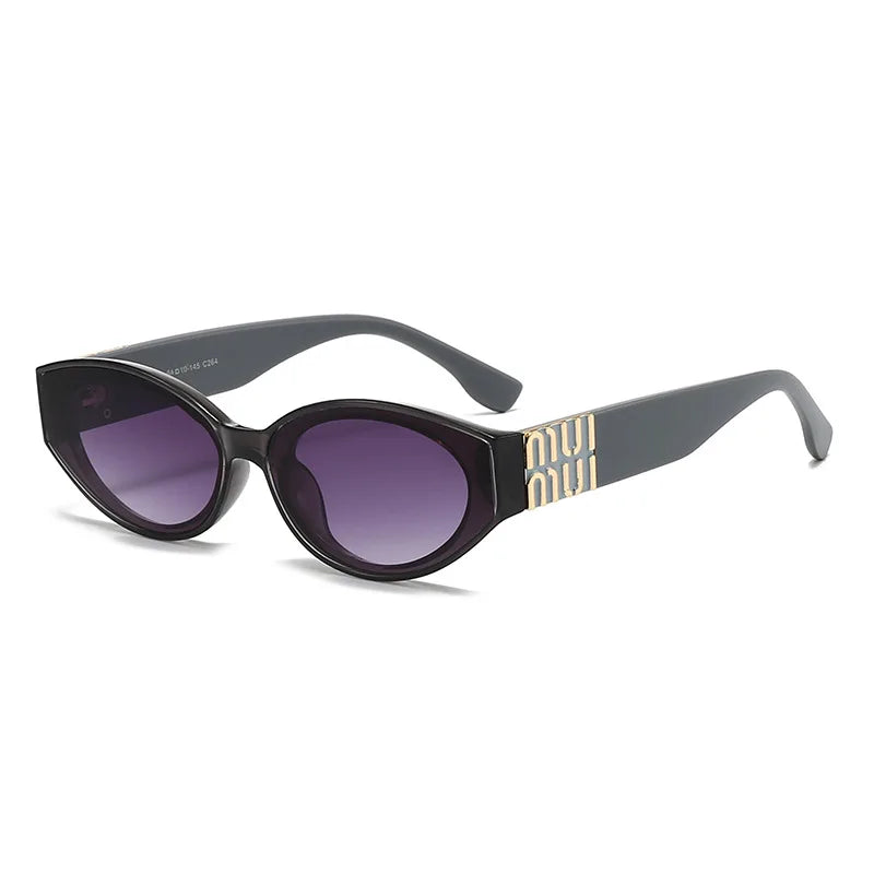 MUI Glamour Oval Cat Eyes Stylish Fashion Sunglasses