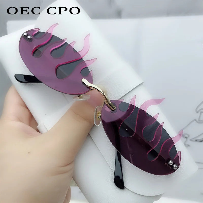 Fire Flame HELLOWEEN Sunglasses