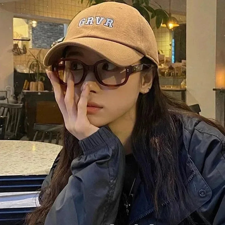 Retro Square Frame Blue Light Blocking Reading sunglasses