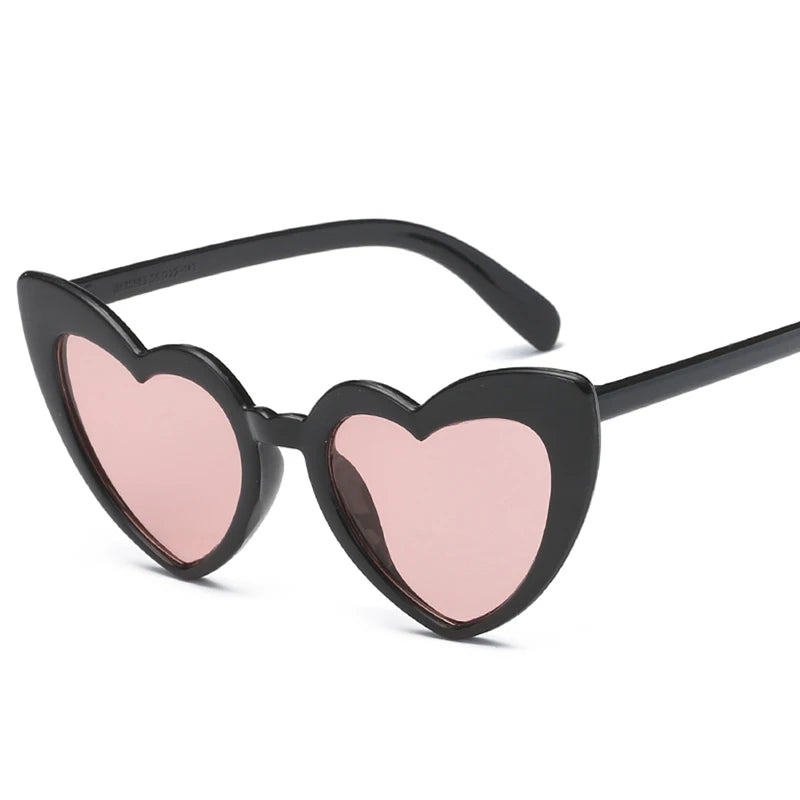 Heart Shaped Cat Eye Female Retro Love HELLOWEEN Sunglasses