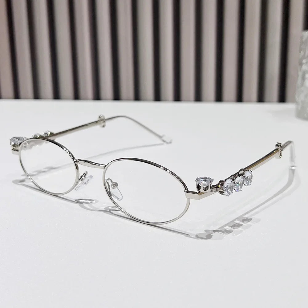 Metal Oval Frame Sunglasses Vintage Outdoor