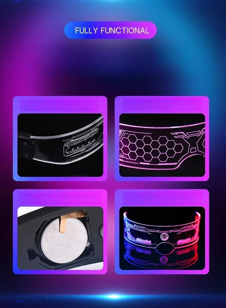 LED colorful luminous technology glasses bar dancing party