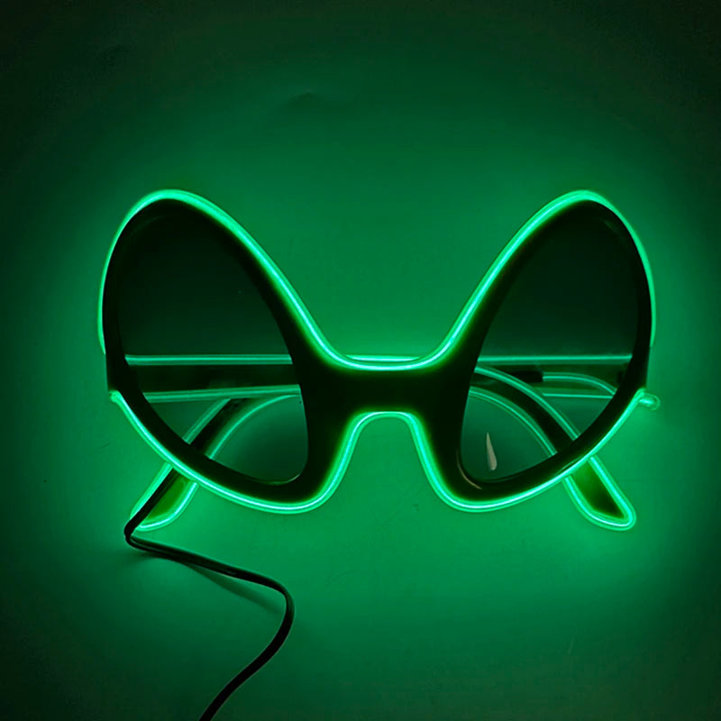 Luminous LED Alien HELLOWEEN Party Sunglasses