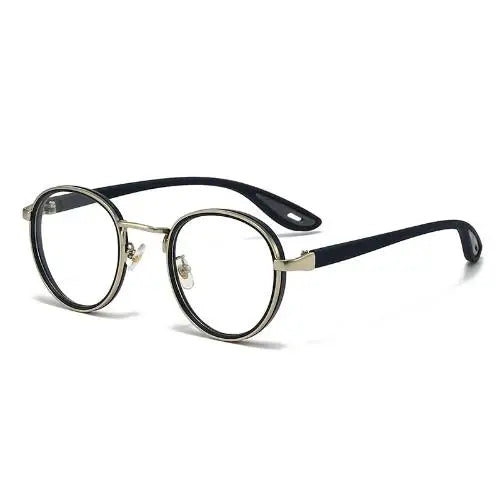 Unisex Vintage Round Metal – Luxury Punk Fashion Sunglasses