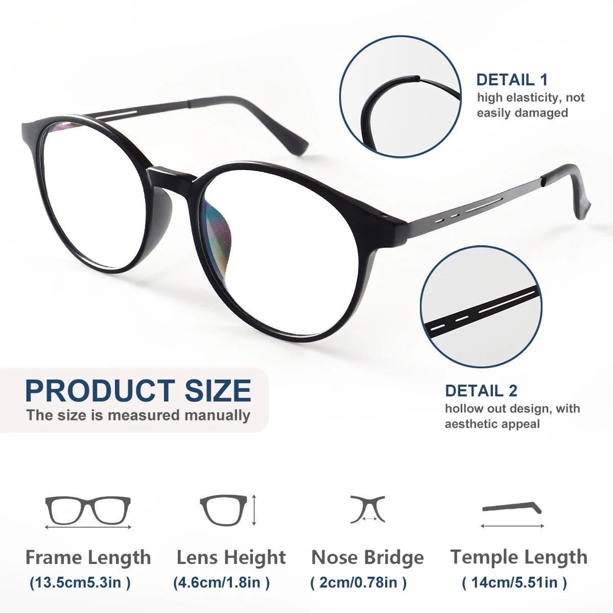 Progressive Multifocal Photochromic Reading Glasses
