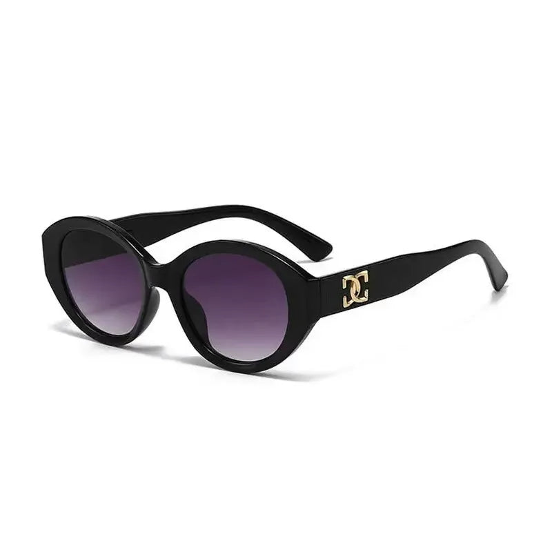 Fashion Small Round Designer Trending Gradient Sunglasses