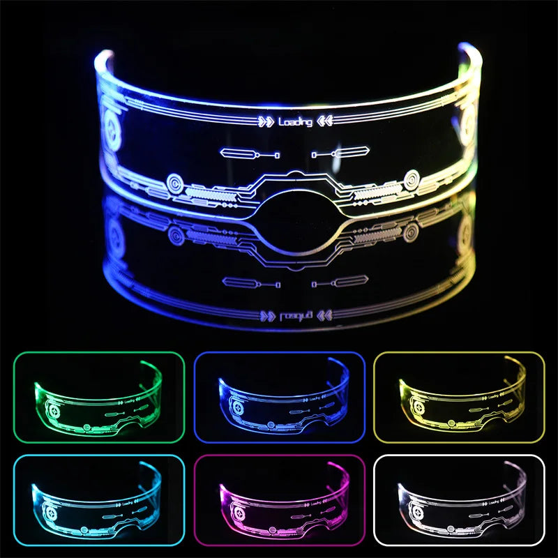 LED colorful luminous technology glasses bar dancing party